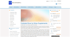 Desktop Screenshot of miraxsupplements.com
