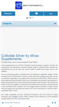 Mobile Screenshot of miraxsupplements.com